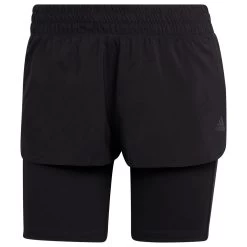 ADIDAS Women's Reebok Identity 3-Bars Two-In-One - Running Shorts
