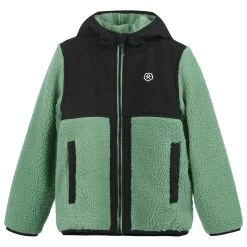 Color Kids Kid's Teddy Fleece Jacket With Hood - Fleece Jacket