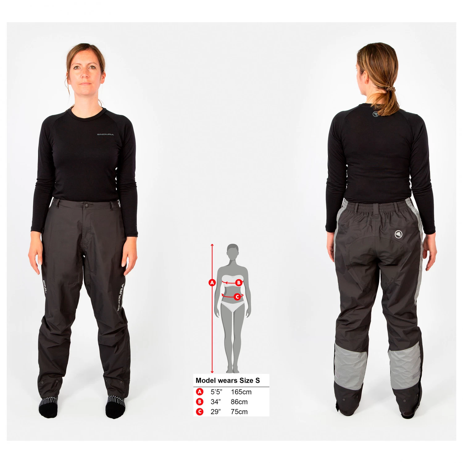 Endura Women's Urban Luminite Waterproof Trousers II - Cycling Bottoms - Image 3