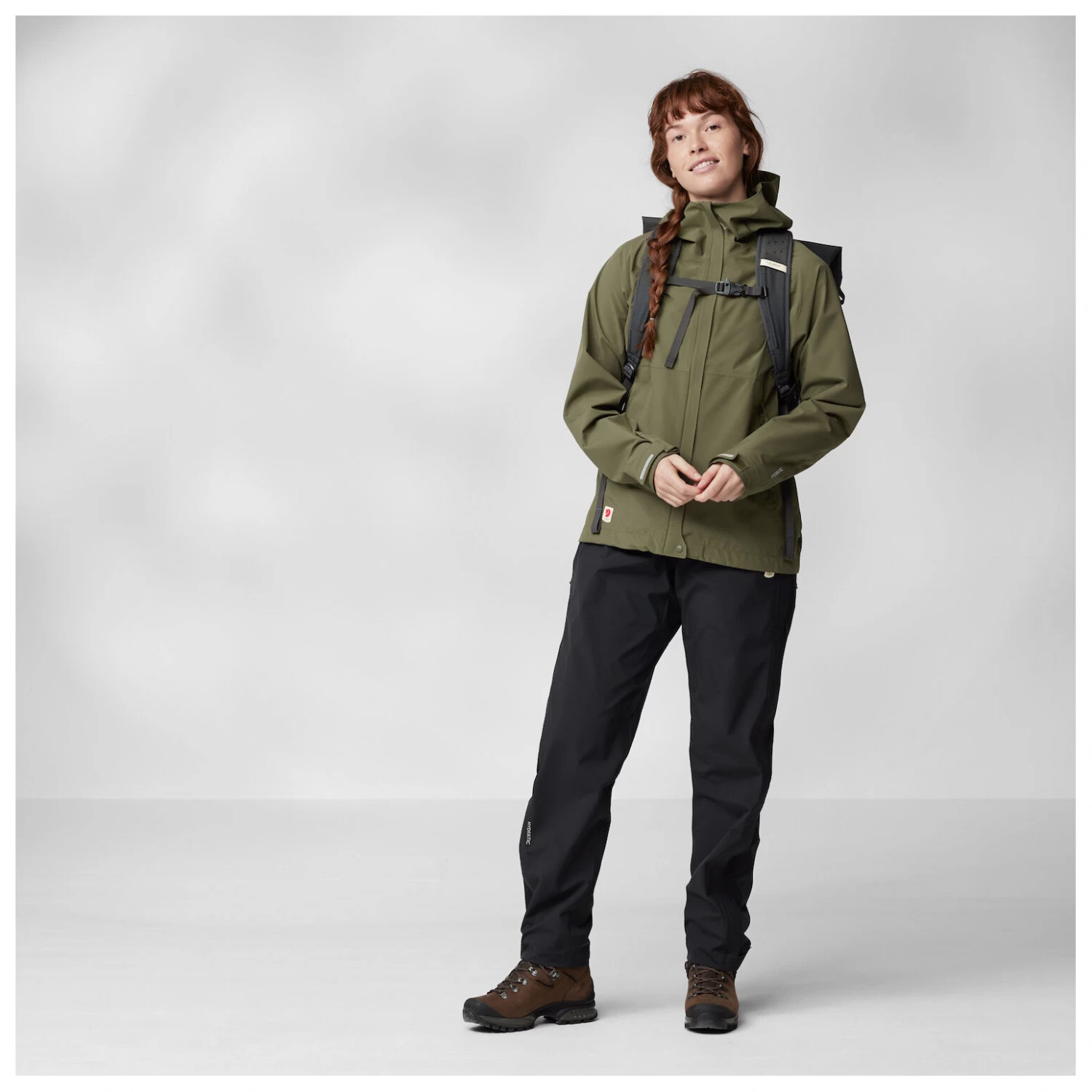 FJÄLLRÄVEN Women's HC Hydratic Trail Trousers - Waterproof Trousers - Image 3