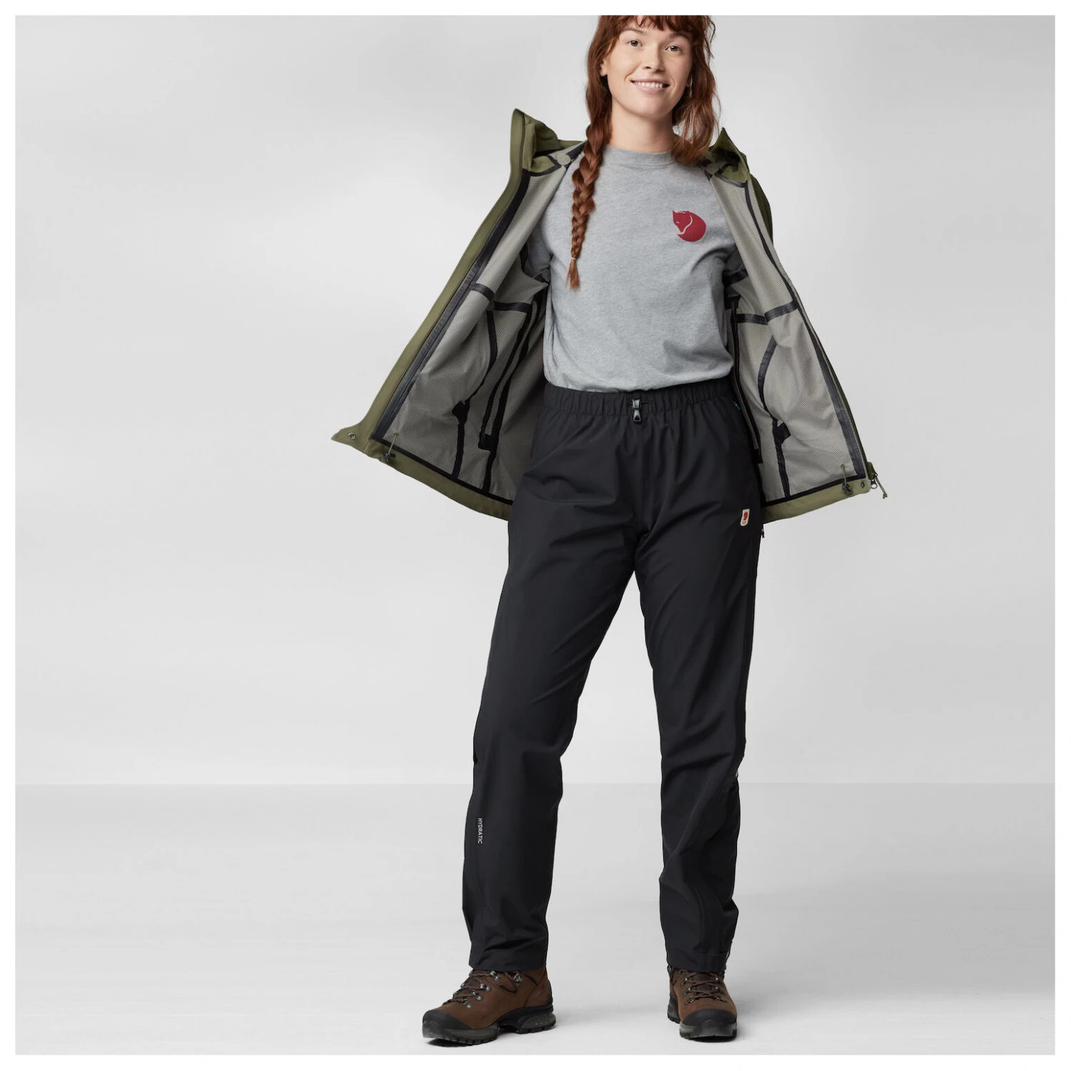 FJÄLLRÄVEN Women's HC Hydratic Trail Trousers - Waterproof Trousers - Image 4
