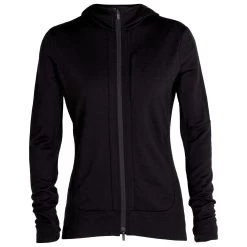Icebreaker Women's Quantum III L/S Zip Hood - Merino Jacket