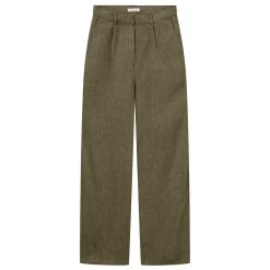 KnowledgeCotton Apparel Women's Loose Natural Linen Pants - Casual Trousers