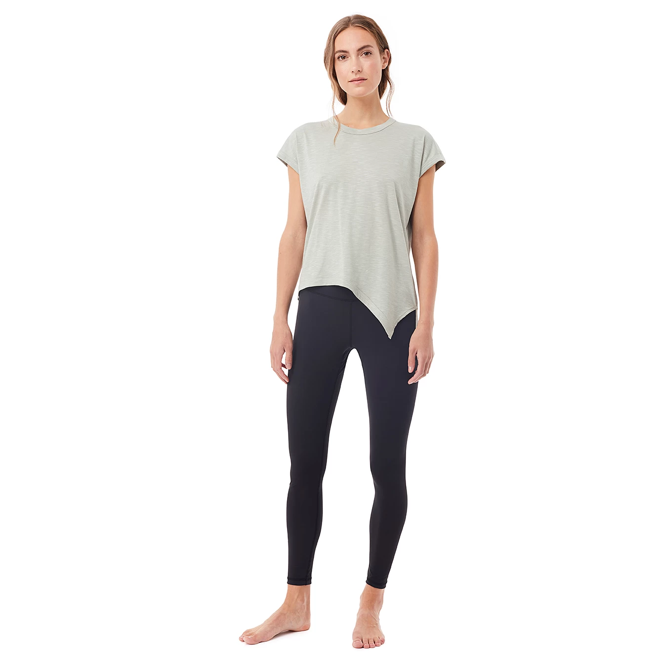 MANDALA Women's Asymmetric Tee - Yoga Shirt - Image 4