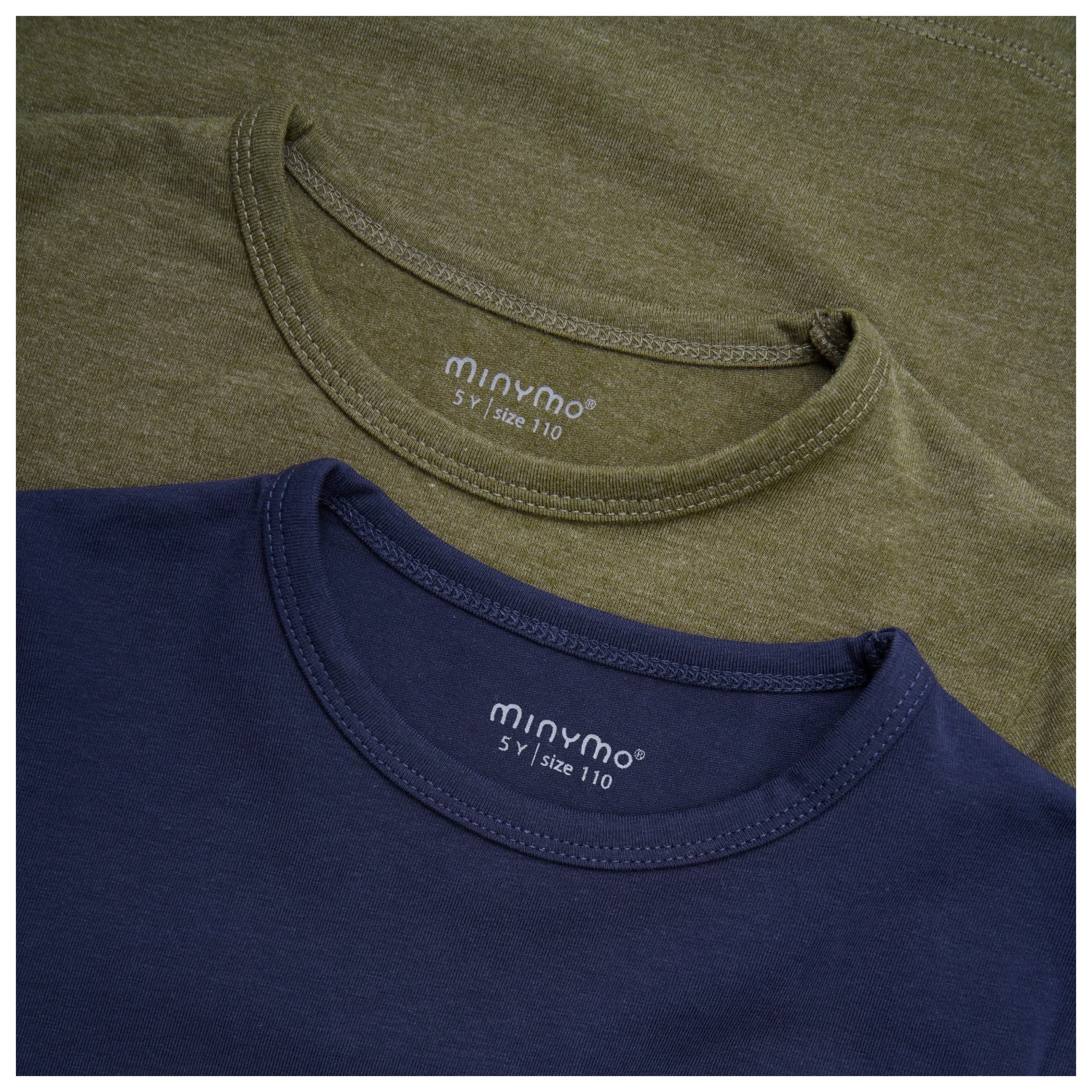 Minymo Kid's Basic 34 -T-shirt L/S (2-pack) - Longsleeve - Image 3