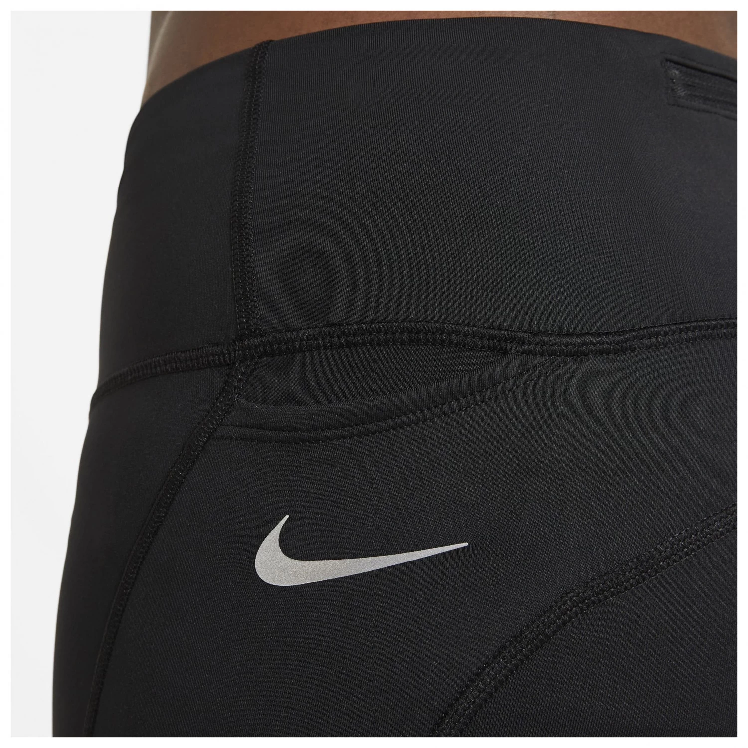 Nike Women's Fast Mid-Rise Crop Running Leggings - Running Tights - Image 8