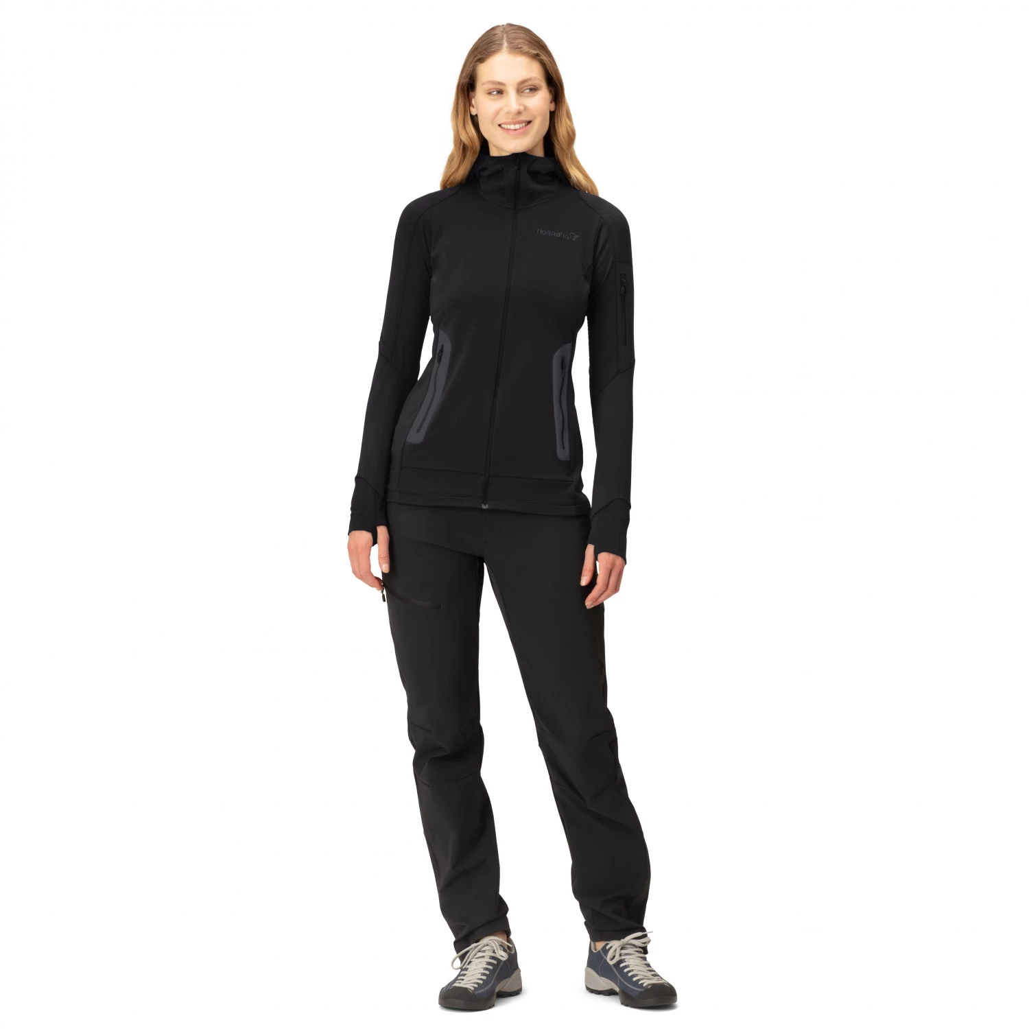 Norrøna Women's Falketind Power Grid Hood - Fleece Jacket - Image 3