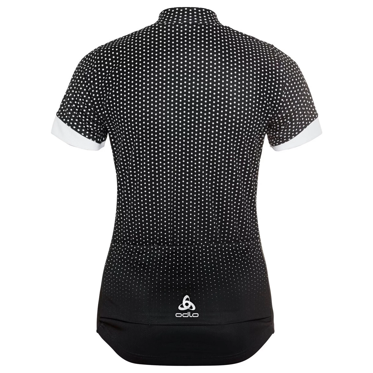 Odlo Women's T-Shirt S/U Collar S/S FZ Essential Print - Cycling Jersey - Image 2