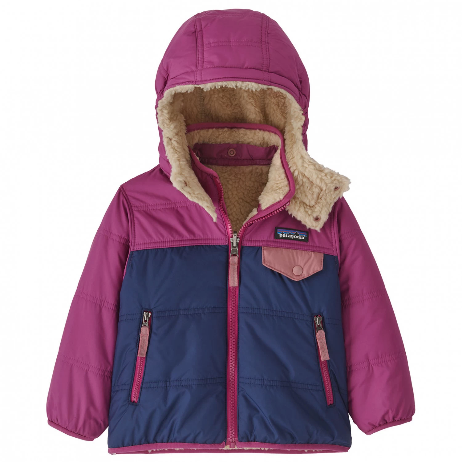 Patagonia Baby's Reversible Tribbles Hoody - Winter Jacket