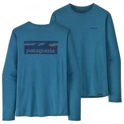 Patagonia L/S Cap Cool Daily Graphic Shirt Waters - Sport Shirt