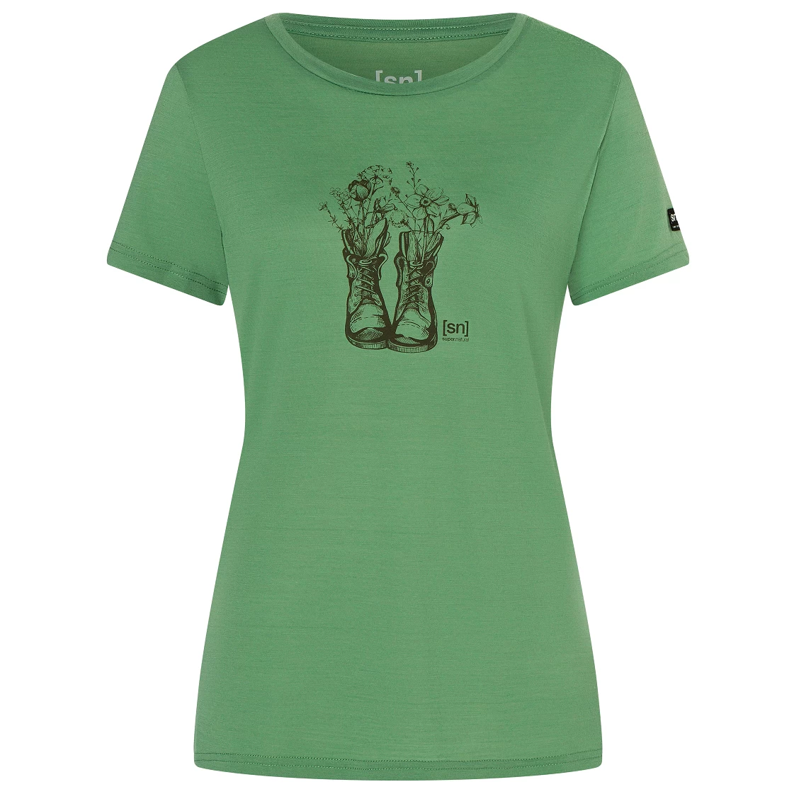 Super.natural Women's Blossom Boots Tee - Merino Shirt