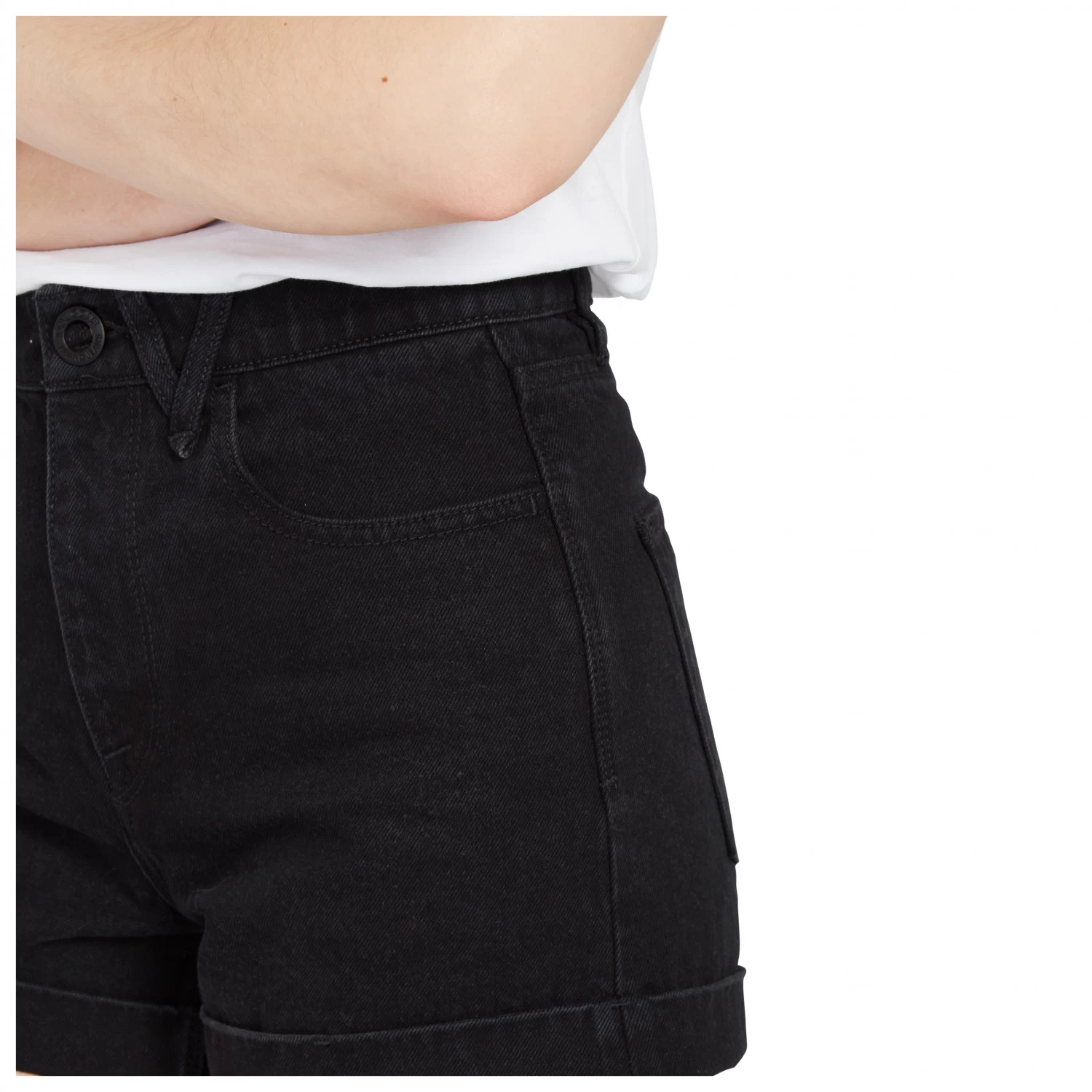 Volcom Women's Weellow Denim Short - Shorts - Image 4